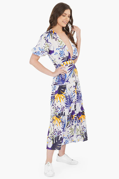 Set of 6 Tropical Twilight Midi Dress (S,M,L)