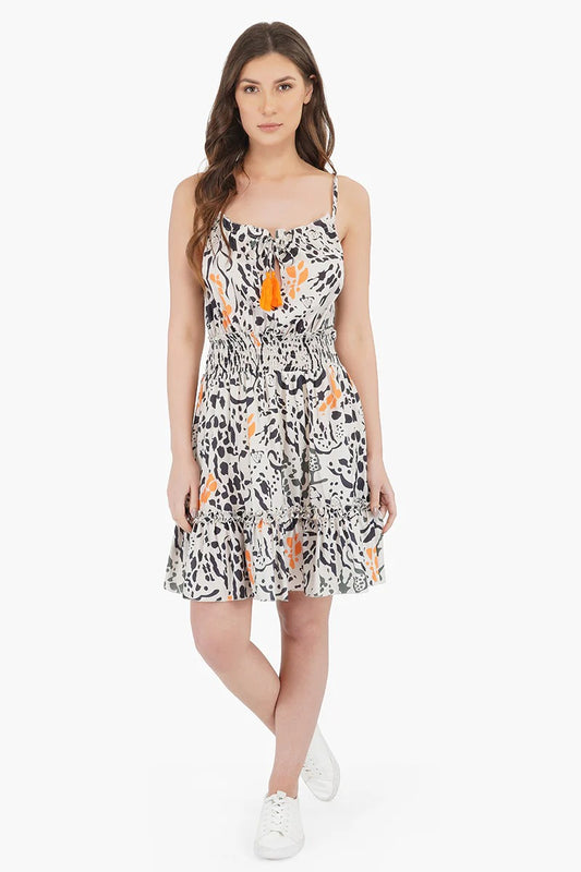 Set of 6 Wild Animal Print Short Dress (S,M,L)