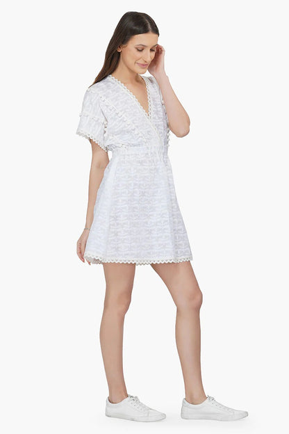 Set of 6 Bright White Short Dress (S,M,L)