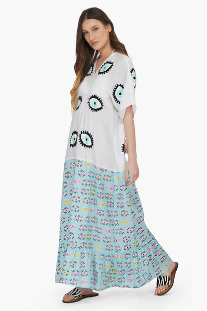Set of 6 Eye-o-Eye Embroidered Cover Up (S,M,L)