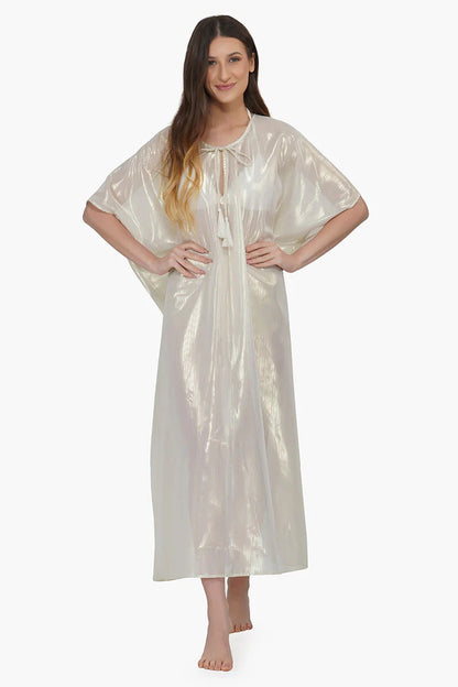 Set of 6 Gold Lurex Sheer Kaftan (S,M,L)