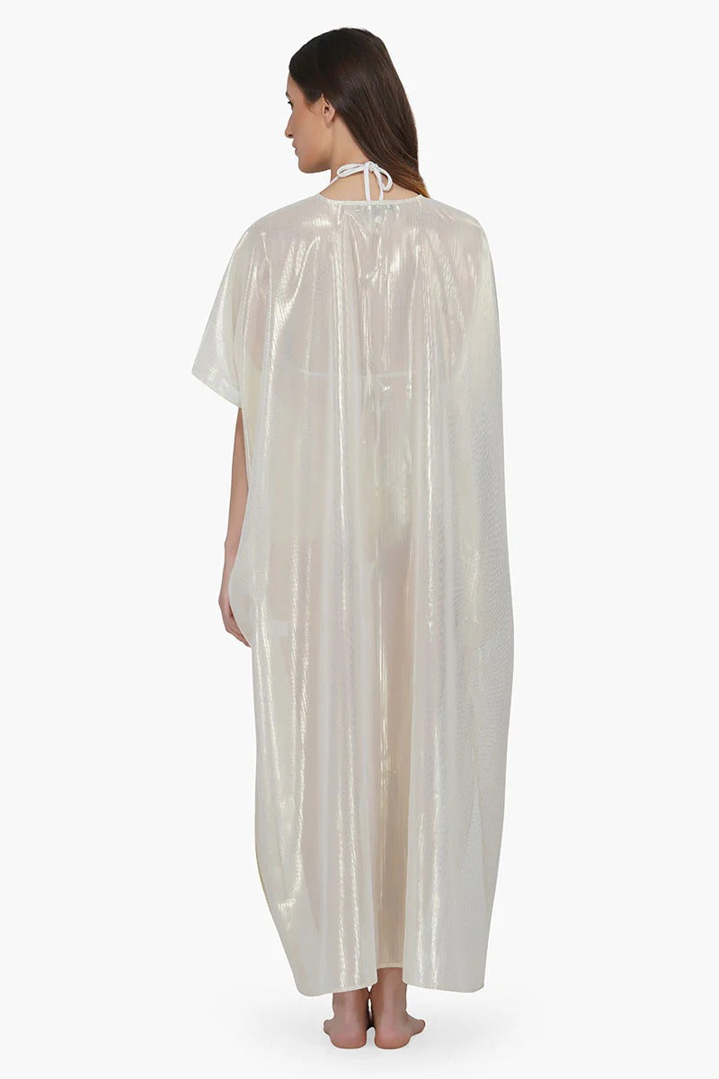 Set of 6 Gold Lurex Sheer Kaftan (S,M,L)