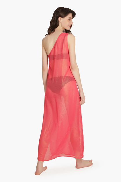 Set of 6 Pink Shimmer Sheer Dress (S,M,L)