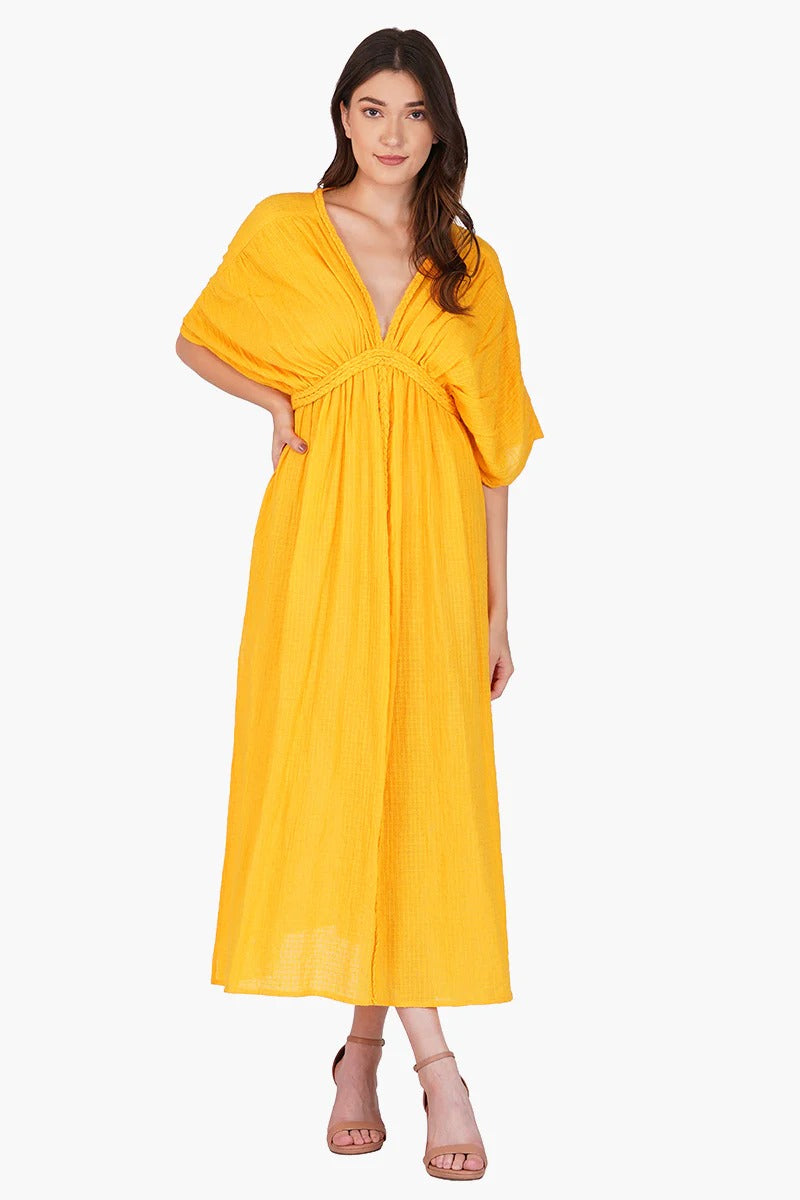 Set of 6 Amber Cotton Dobby Maxi Cover Up (S,M,L)