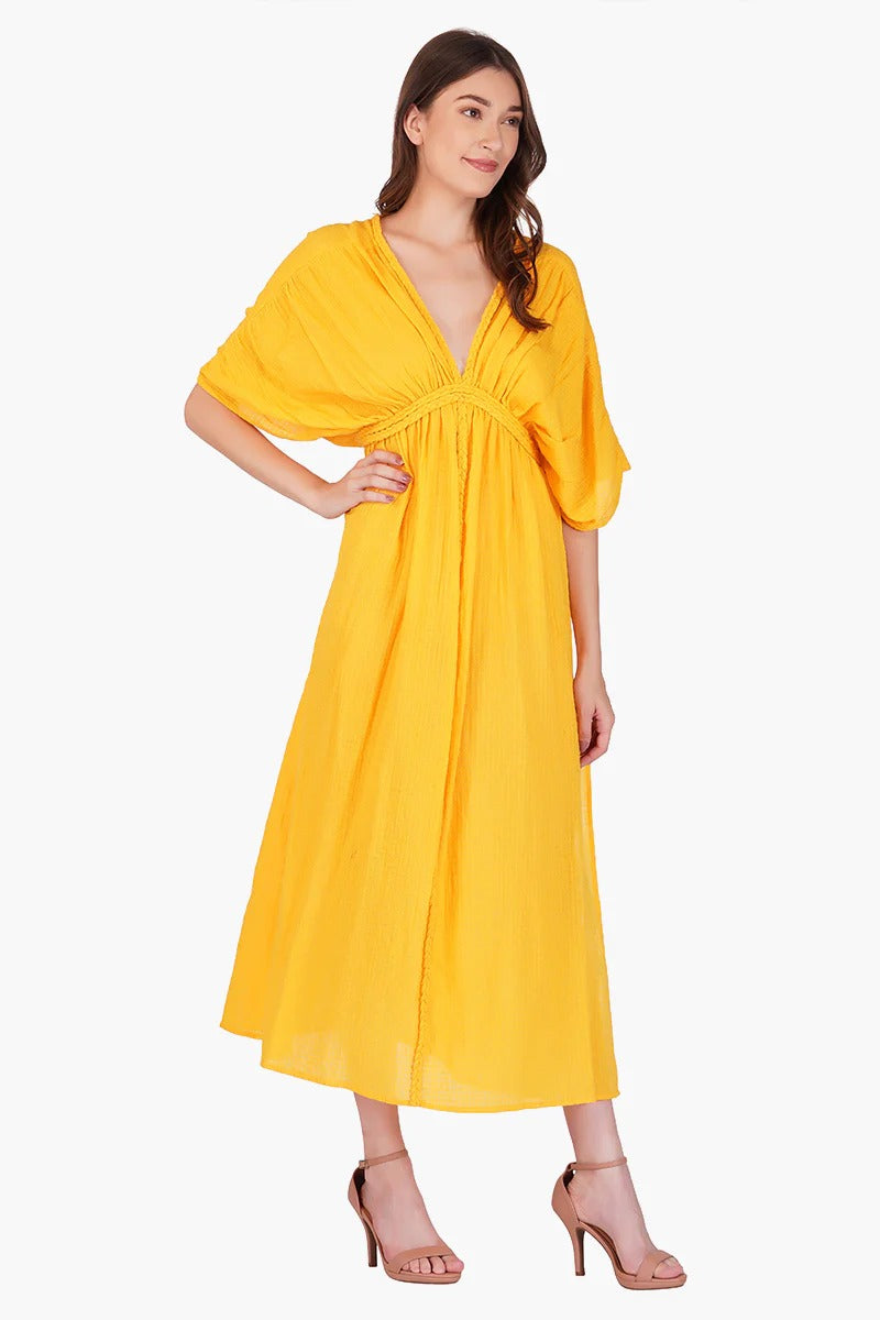 Set of 6 Amber Cotton Dobby Maxi Cover Up (S,M,L)