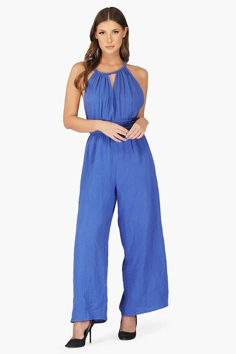 Set of 6 Nautical Blue Cotton Jumpsuit (S,M,L)