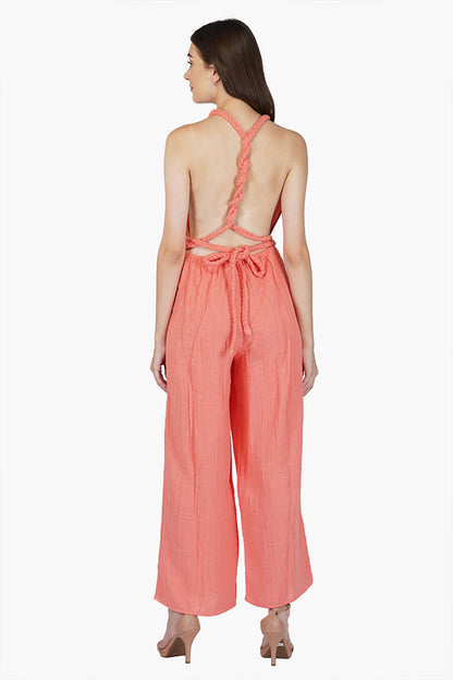 Scarlet Cotton Jumpsuit