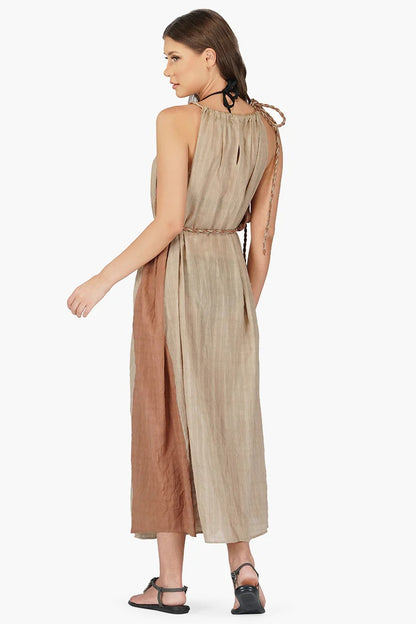 Set of 6 Desert Dust Cotton Maxi Dress (S,M,L)