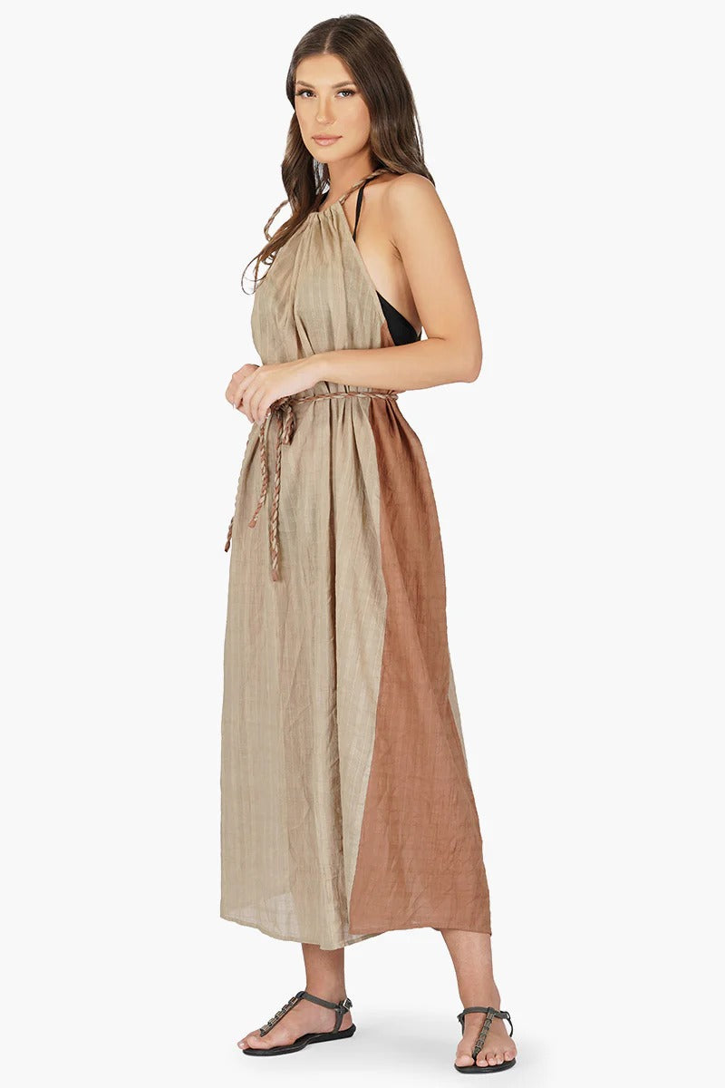 Set of 6 Desert Dust Cotton Maxi Dress (S,M,L)