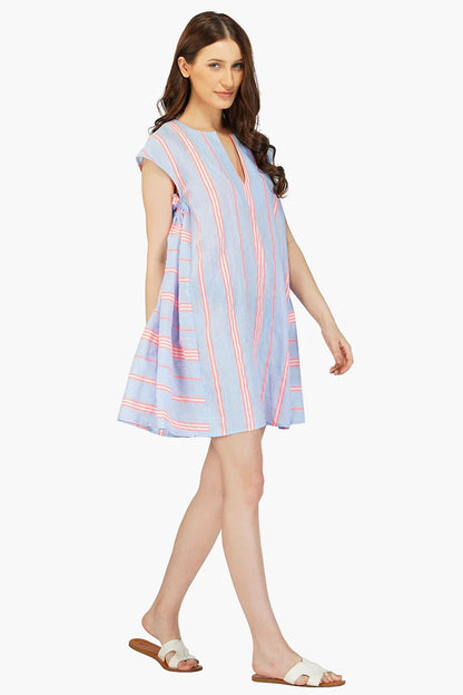 Set of 6 Ether Cotton Striped Tunic (S,M,L)