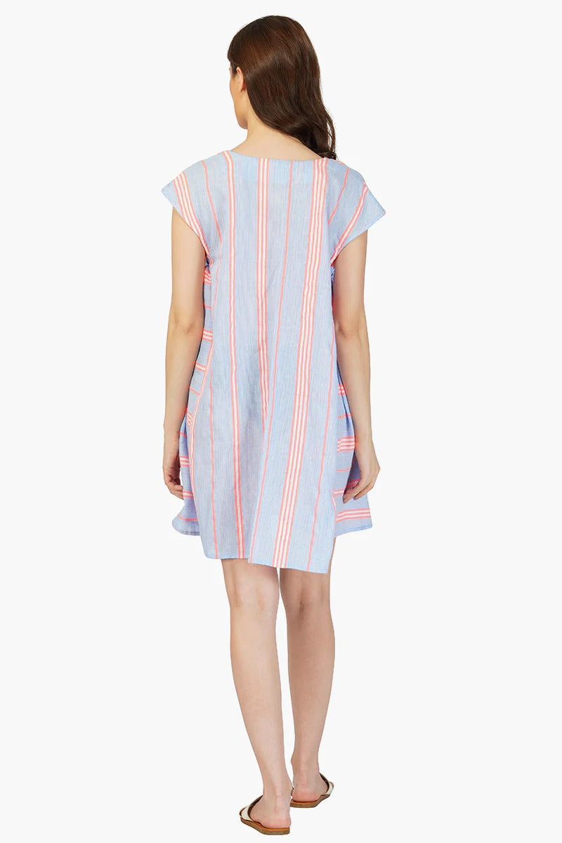 Set of 6 Ether Cotton Striped Tunic (S,M,L)