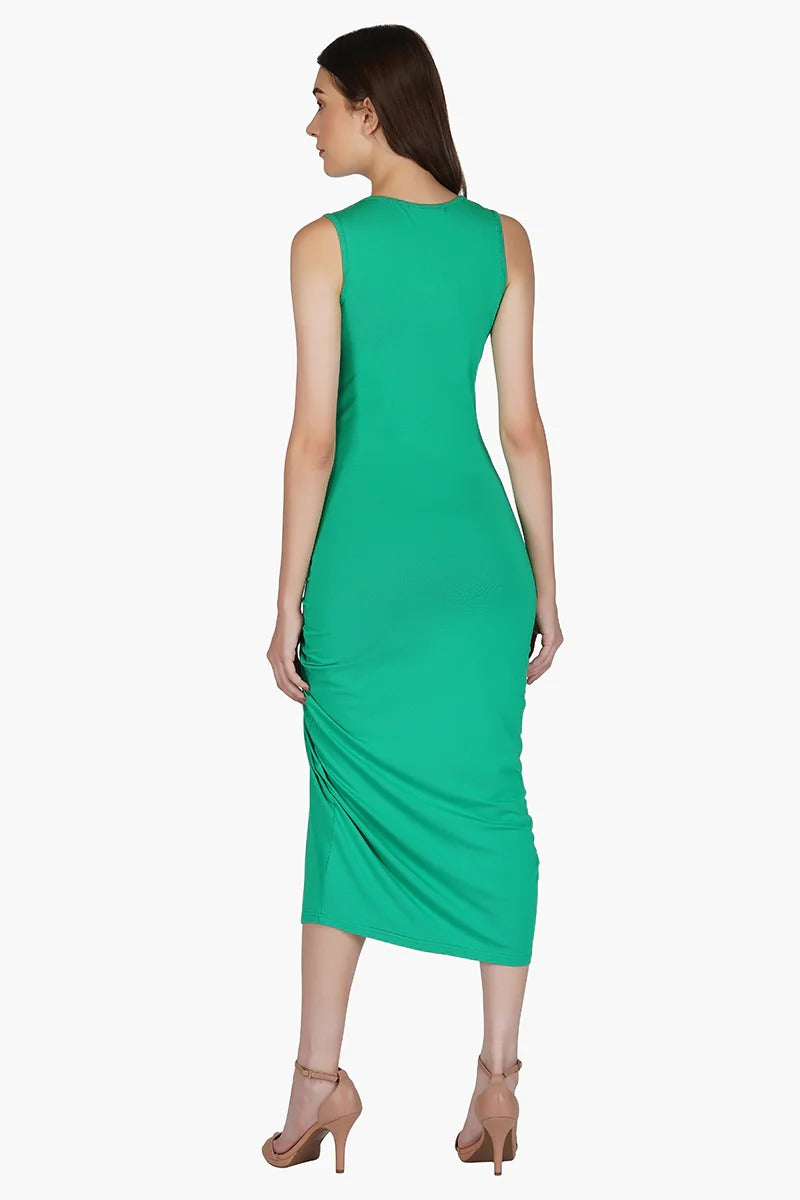 Set of 6 Emerald Viscose Knit Dress (S,M,L)