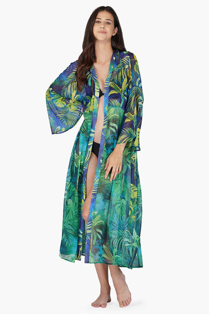 Set of 6 Green Goddess Kimono Cover Up (S,M,L)