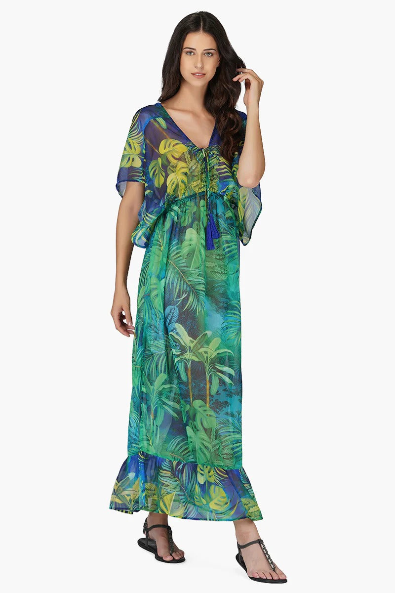 Set of 6 Green Goddess Dress Cover Up (S,M,L)