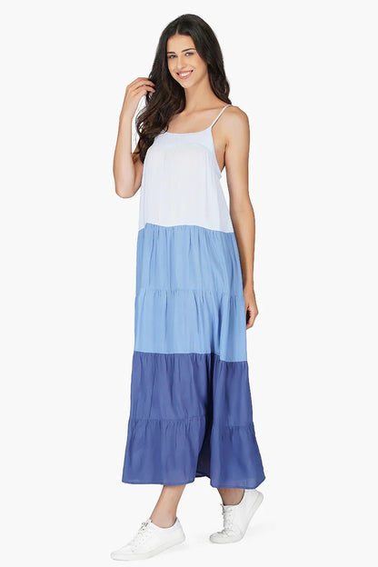 Set of 6 Victoria Tiered Maxi Dress (S,M,L)