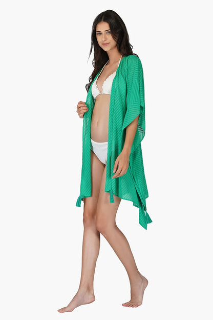 Set of 6 Emerald Chevron Cover Up (S,M,L)