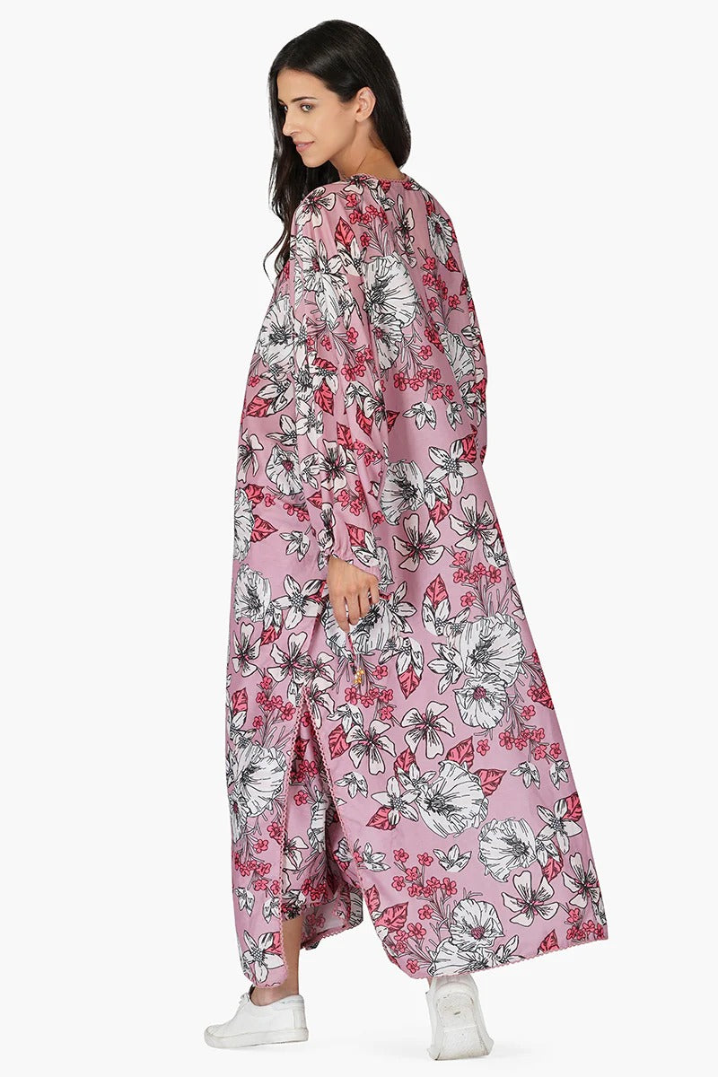 Set of 6 Marsala Floral Kimono (S,M,L)