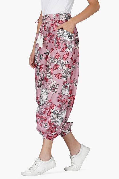 Set of 6 Marsala floral Pant (S,M,L)