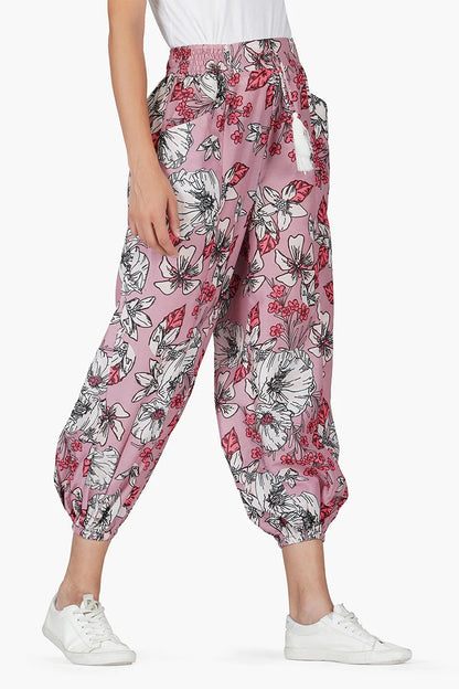 Set of 6 Marsala floral Pant (S,M,L)