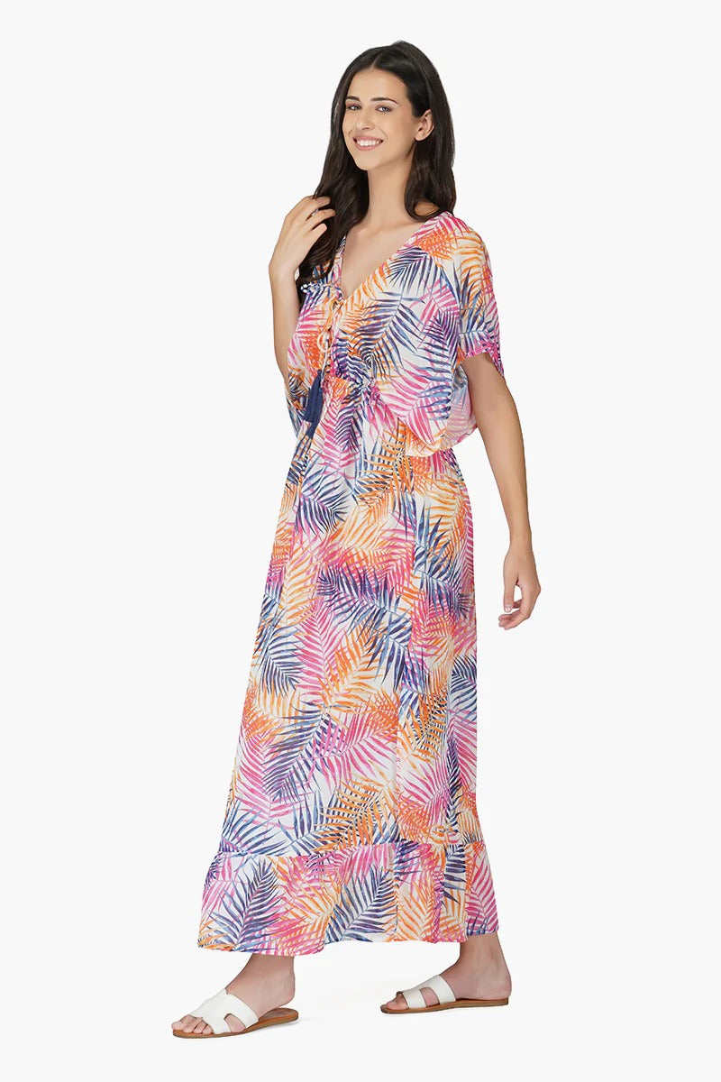 Set of 6 Donna Chiffon Maxi Dress (S,M,L)