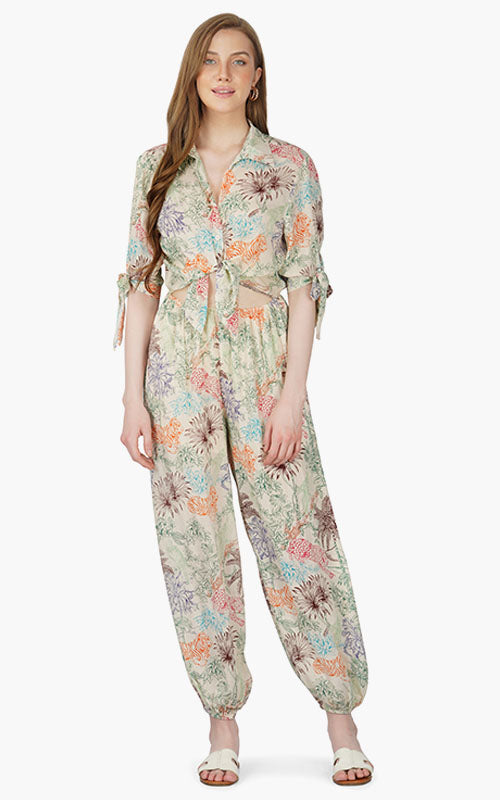 Set of 6 Leo Jungle Printed Jumpsuit (S,M,L)