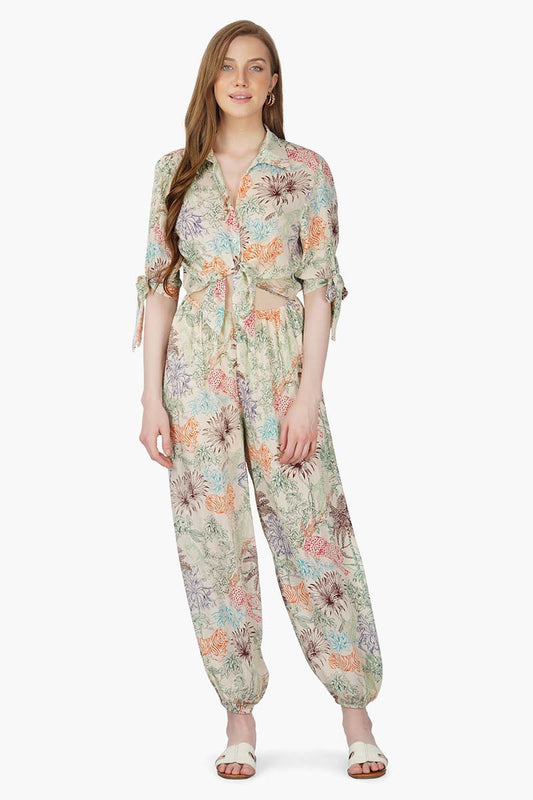 Set of 6 Leo Jungle Printed Jumpsuit (S,M,L)