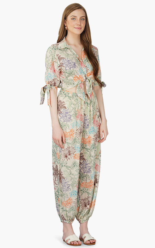 Set of 6 Leo Jungle Printed Jumpsuit (S,M,L)