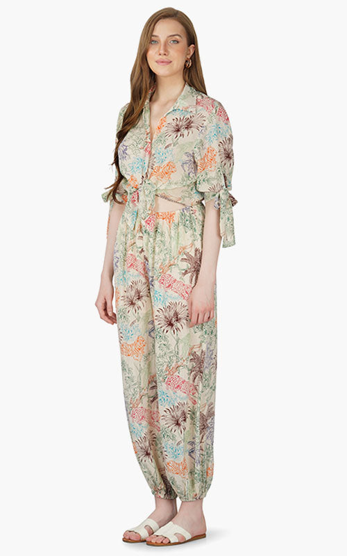 Set of 6 Leo Jungle Printed Jumpsuit (S,M,L)