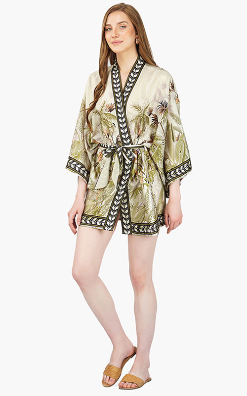 Set of 6 Olivia Printed Kimono Cover Up (S,M,L)