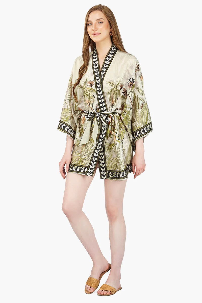 Set of 6 Olivia Printed Kimono Cover Up (S,M,L)