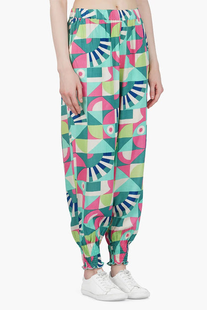 Set of 6 Jack Toucan Viscose Pants (S,M,L)