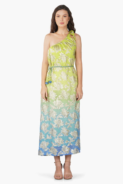Set of 6 Summer June One Shoulder Lurex Dress (S,M,L)