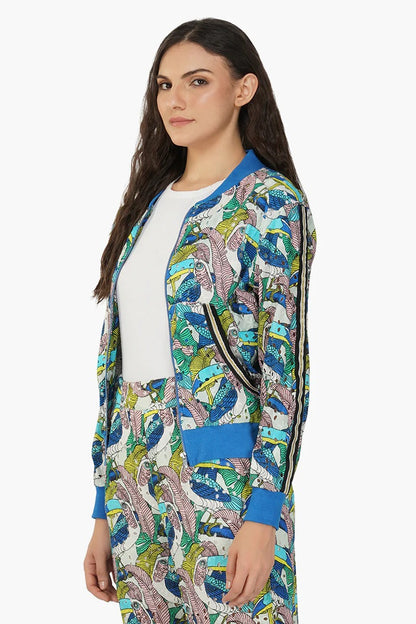 Set of 6 Tiffany Printed Bomber Jacket (S,M,L)