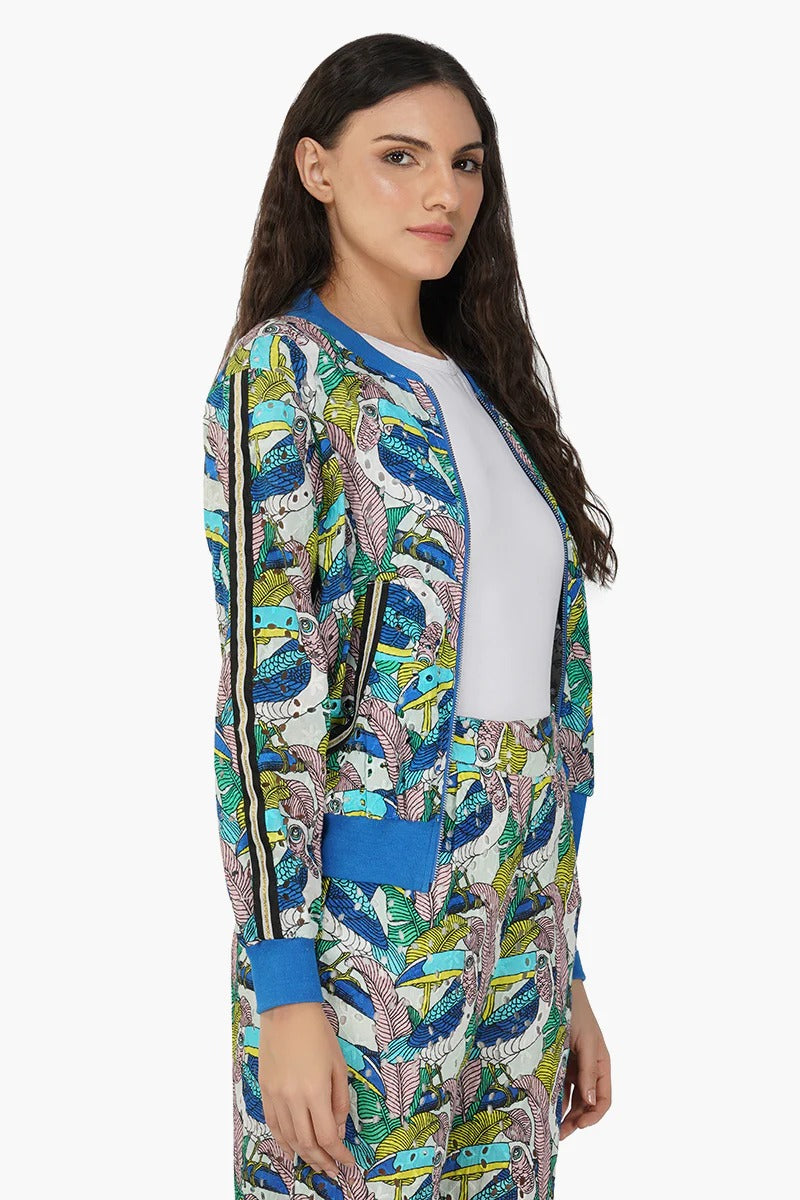 Set of 6 Tiffany Printed Bomber Jacket (S,M,L)