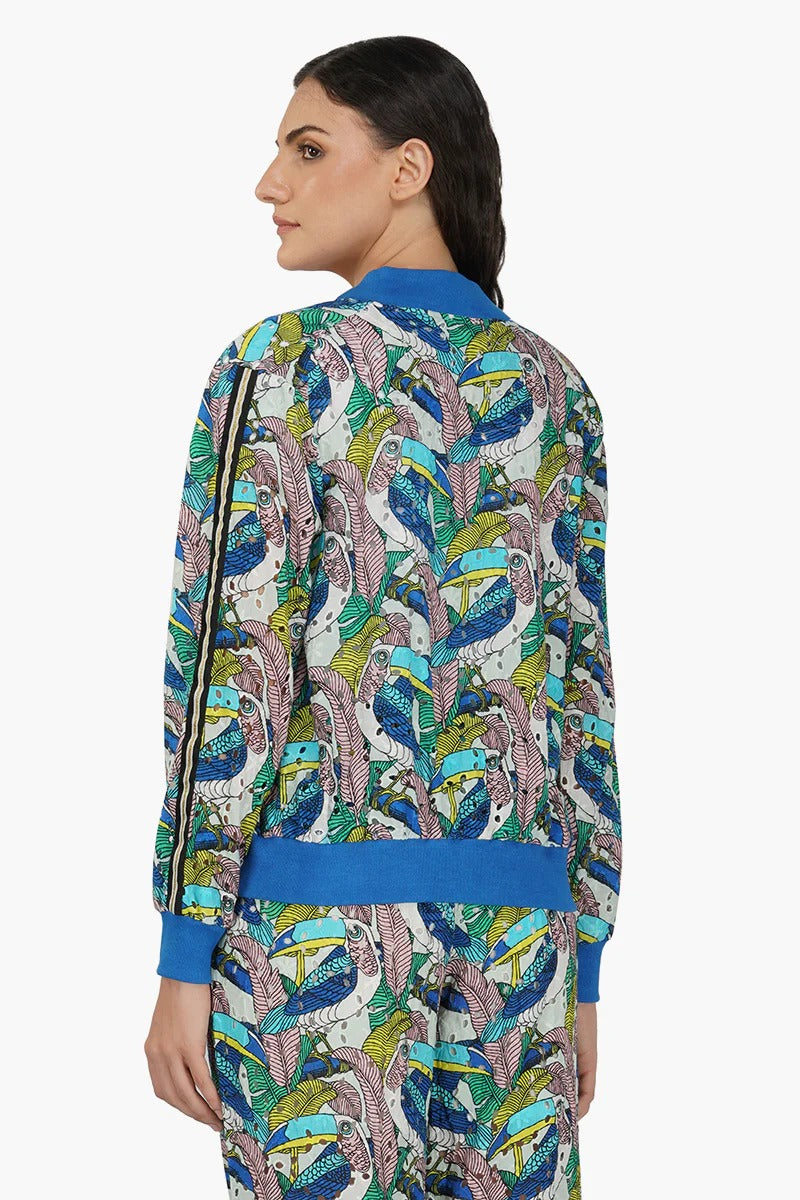 Set of 6 Tiffany Printed Bomber Jacket (S,M,L)