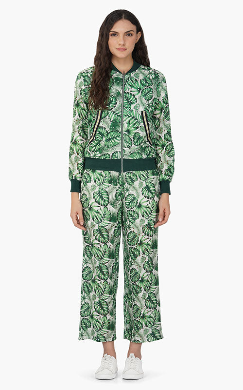 Set of 6 Green Palm Printed Pants (S,M,L)