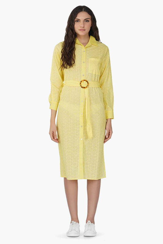 Set of 6 Aura Lemon Shirt Dress (S,M,L)