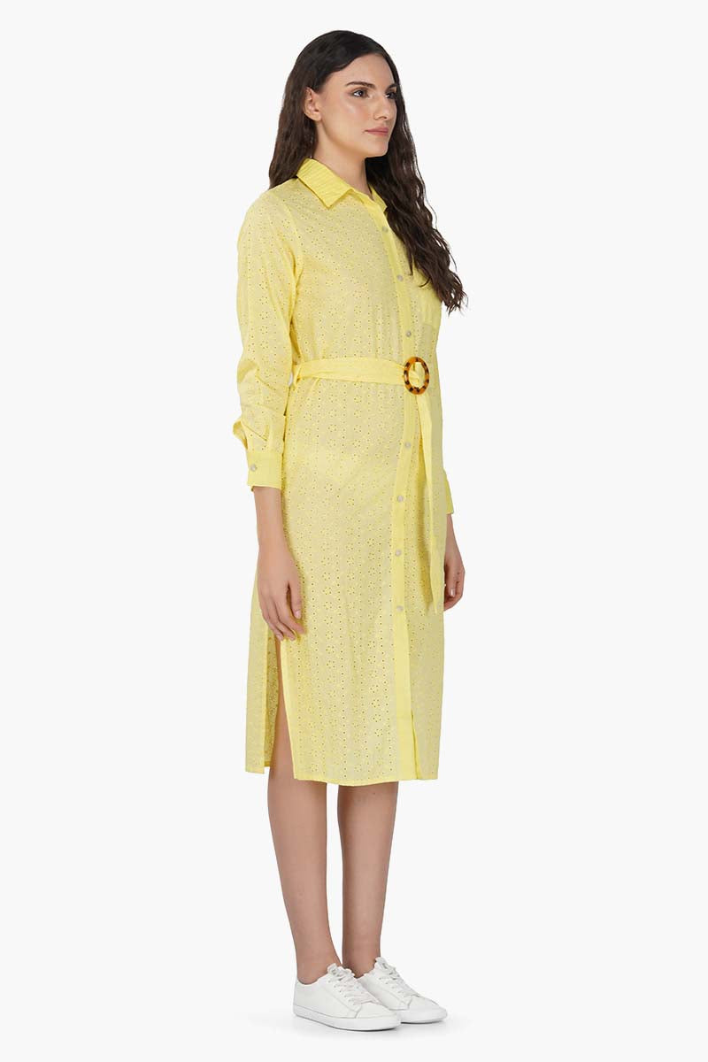 Set of 6 Aura Lemon Shirt Dress (S,M,L)