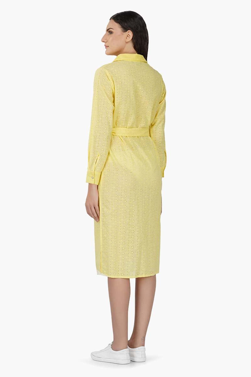 Set of 6 Aura Lemon Shirt Dress (S,M,L)