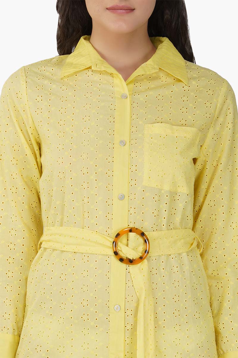 Set of 6 Aura Lemon Shirt Dress (S,M,L)