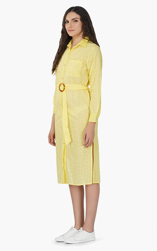 Set of 6 Aura Lemon Shirt Dress (S,M,L)