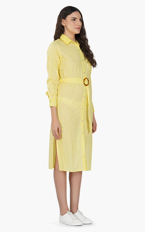 Set of 6 Aura Lemon Shirt Dress (S,M,L)