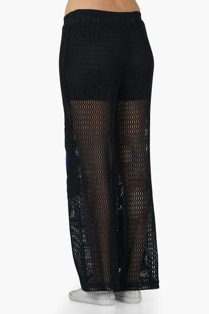 Set of 6 Maison Black Embroidered Pants (S,M,L) – Discarded 2026