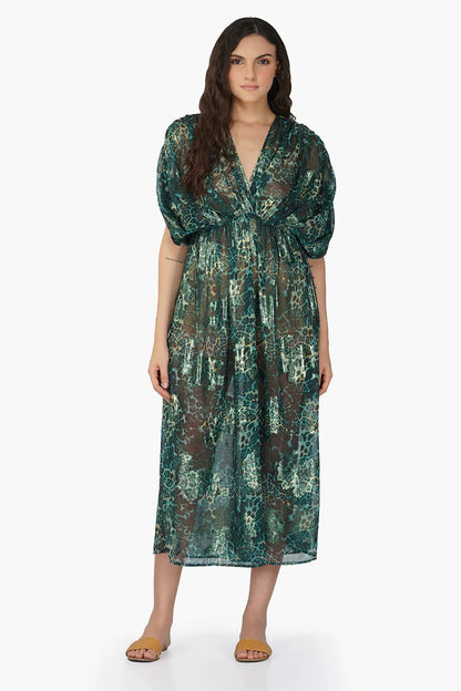 Set of 6 Nevada Tiger Lurex Beach Dress (S,M,L)
