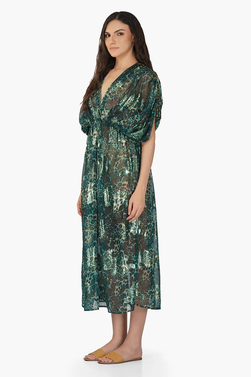 Set of 6 Nevada Tiger Lurex Beach Dress (S,M,L)