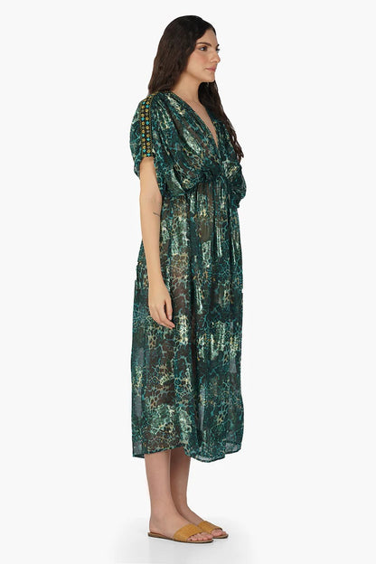 Set of 6 Nevada Tiger Lurex Beach Dress (S,M,L)