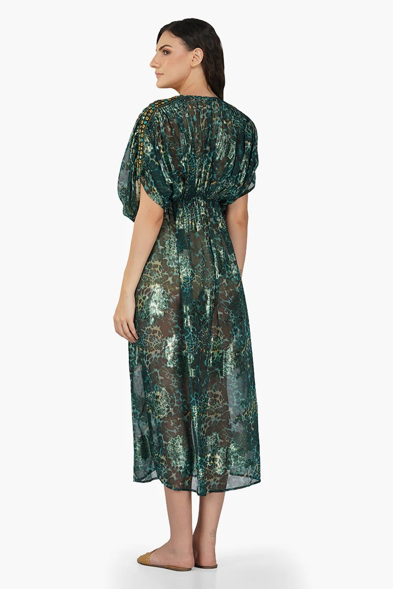 Set of 6 Nevada Tiger Lurex Beach Dress (S,M,L)