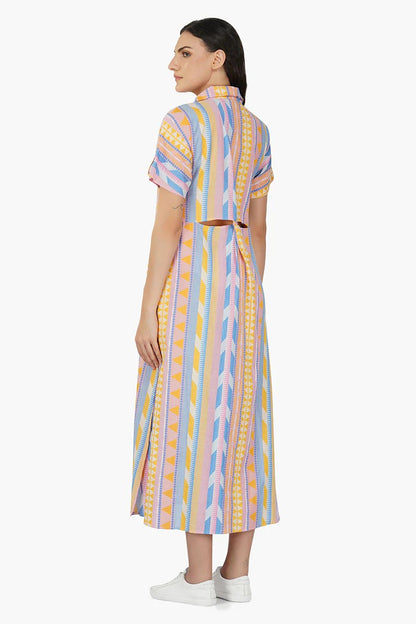Set of 6 Candy Stripe Shirt Dress (S,M,L)