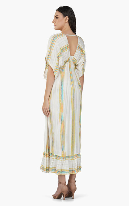 Set of 6 Roman Stripe Maxi Dress (S,M,L)