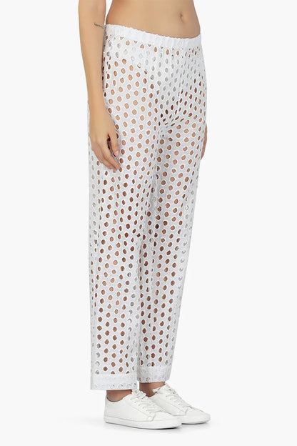 Set of 6 White Loop Pant (S,M,L)